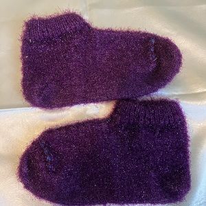 handmade, completely handmade, never used, immaculate socks